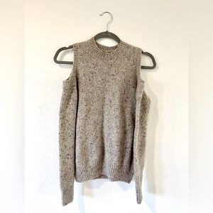 Rebecca Minkoff cold shoulder sweater, size XS
